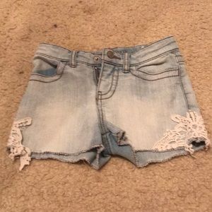 Kids jean shorts
